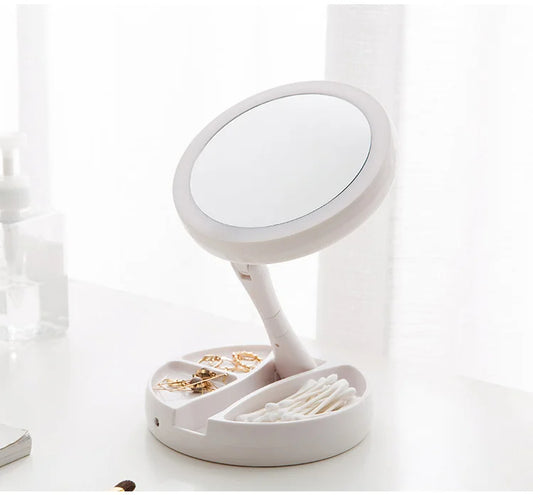 ESPEJO DE MAQUILLAJE CON LUZ